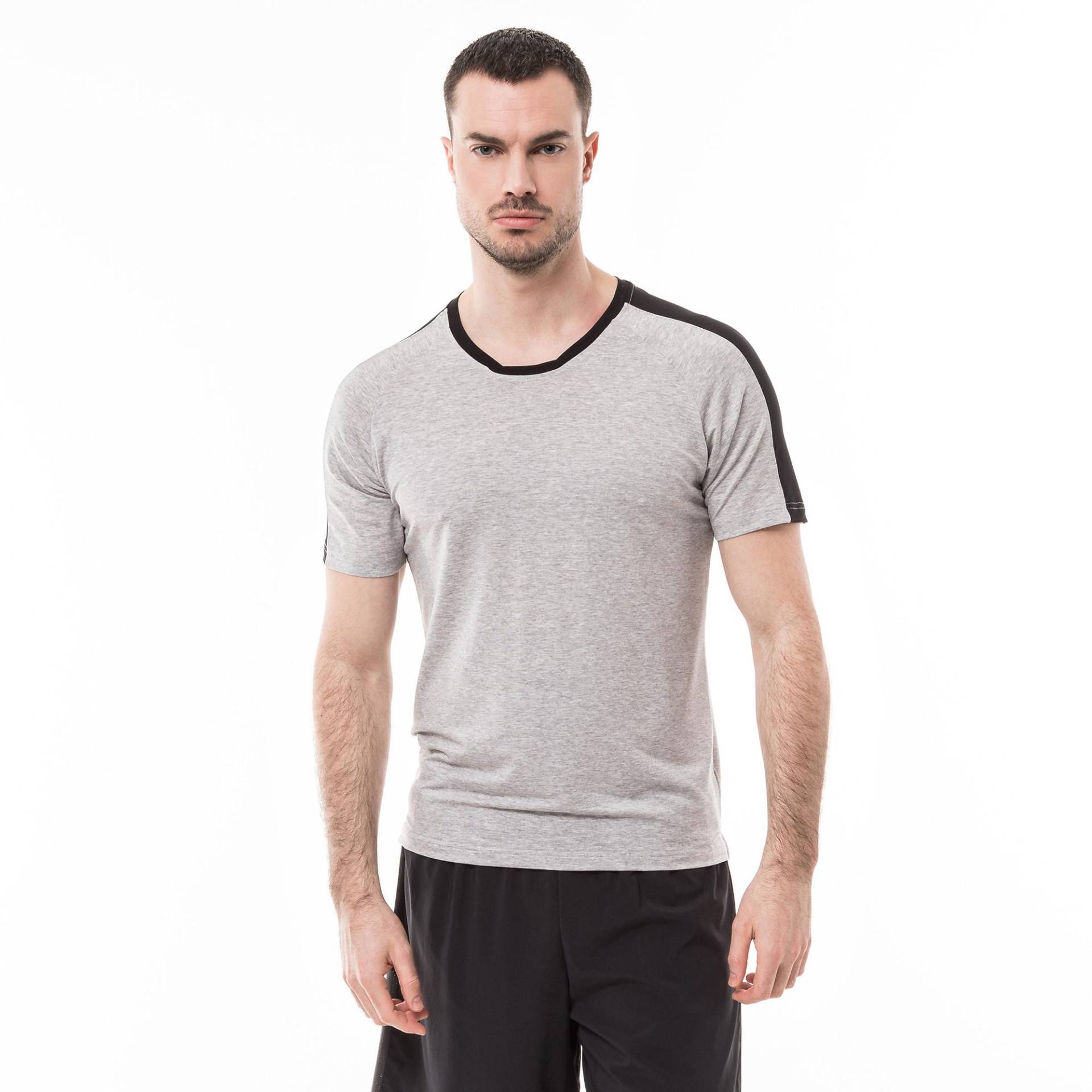 T-shirt Herren Silber M von Manor Sport