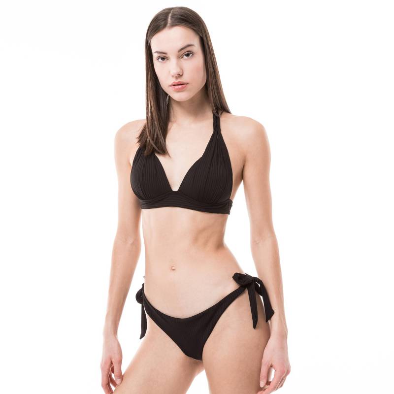 Bikini Oberteil, Triangel Damen Black M von Manor Woman