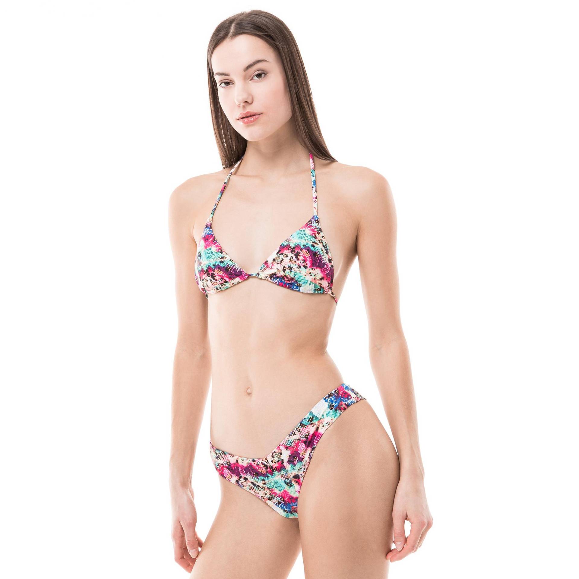 Bikini Oberteil, Triangel Damen Multicolor M von Manor Woman