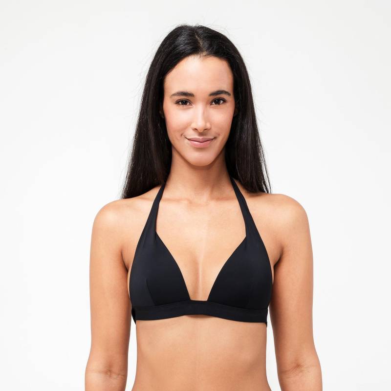 Bikini Oberteil, Triangel Damen Black L von Manor Woman