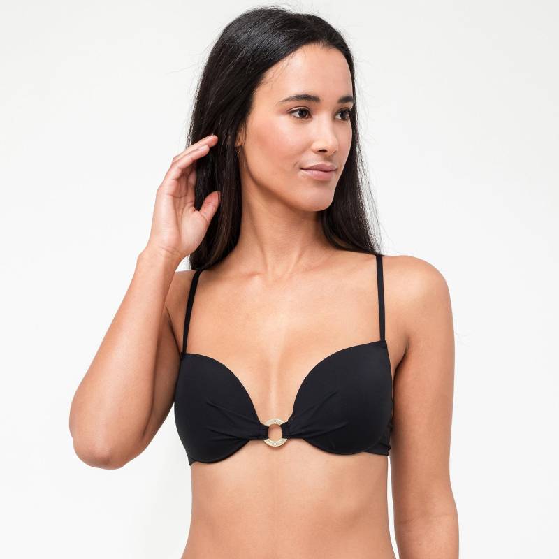 Bikini-top,wattiert Damen Black C/80 von Manor Woman