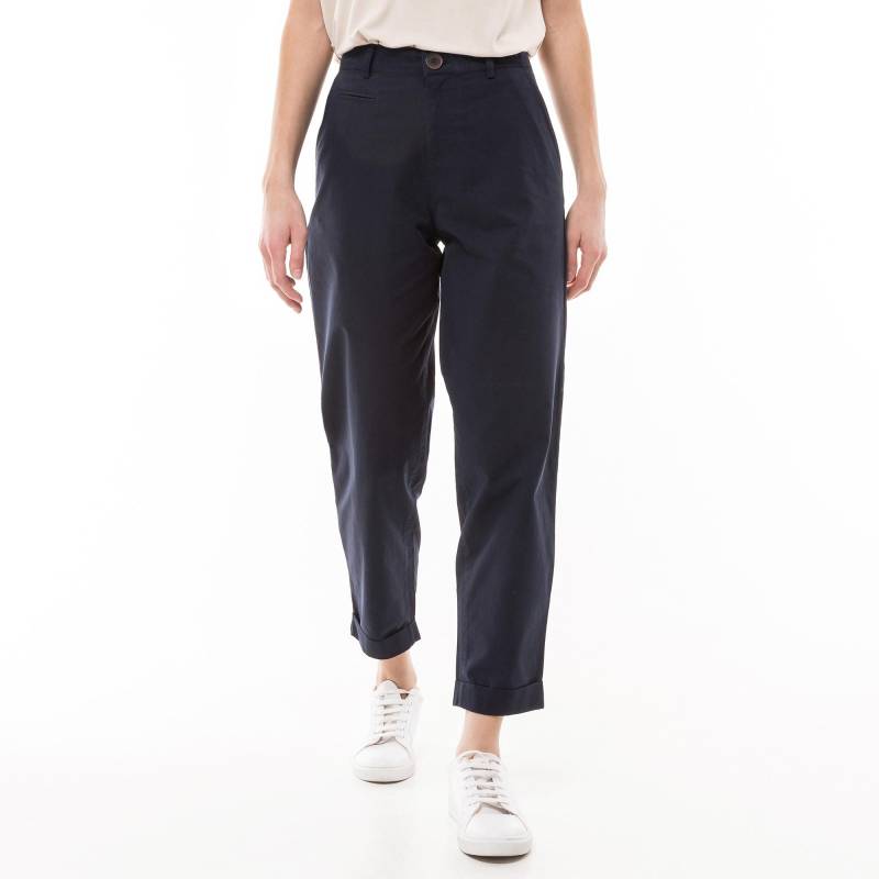 Chinohose, Regular Fit Damen Marine 40 von Manor Woman