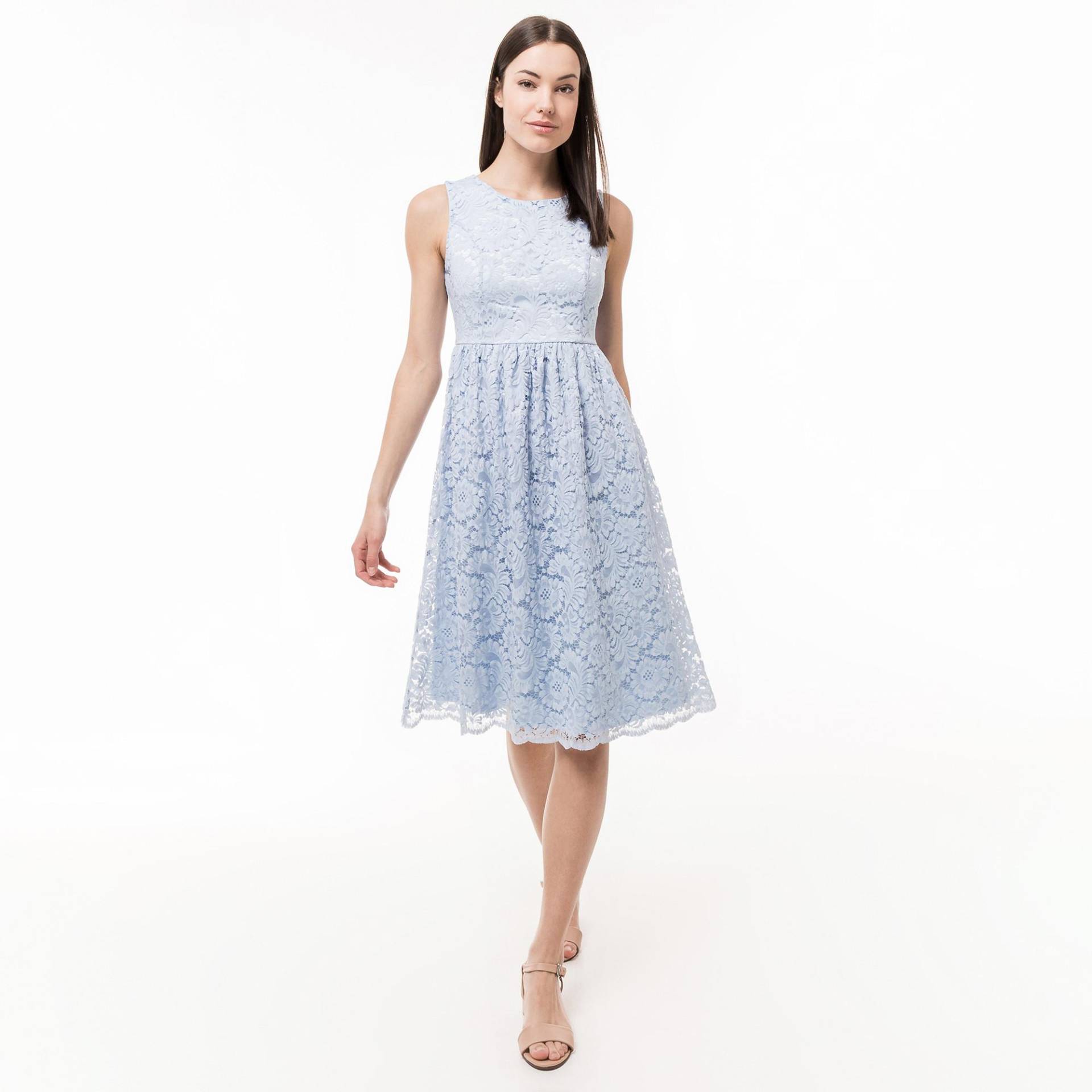 Freizeitkleid, Ärmellos Damen Hellblau 38 von Manor Woman