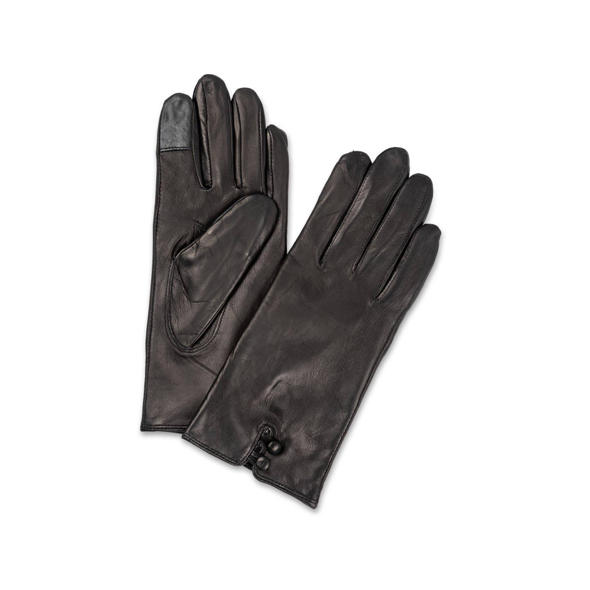 Handschuhe Damen Black L von Manor Woman