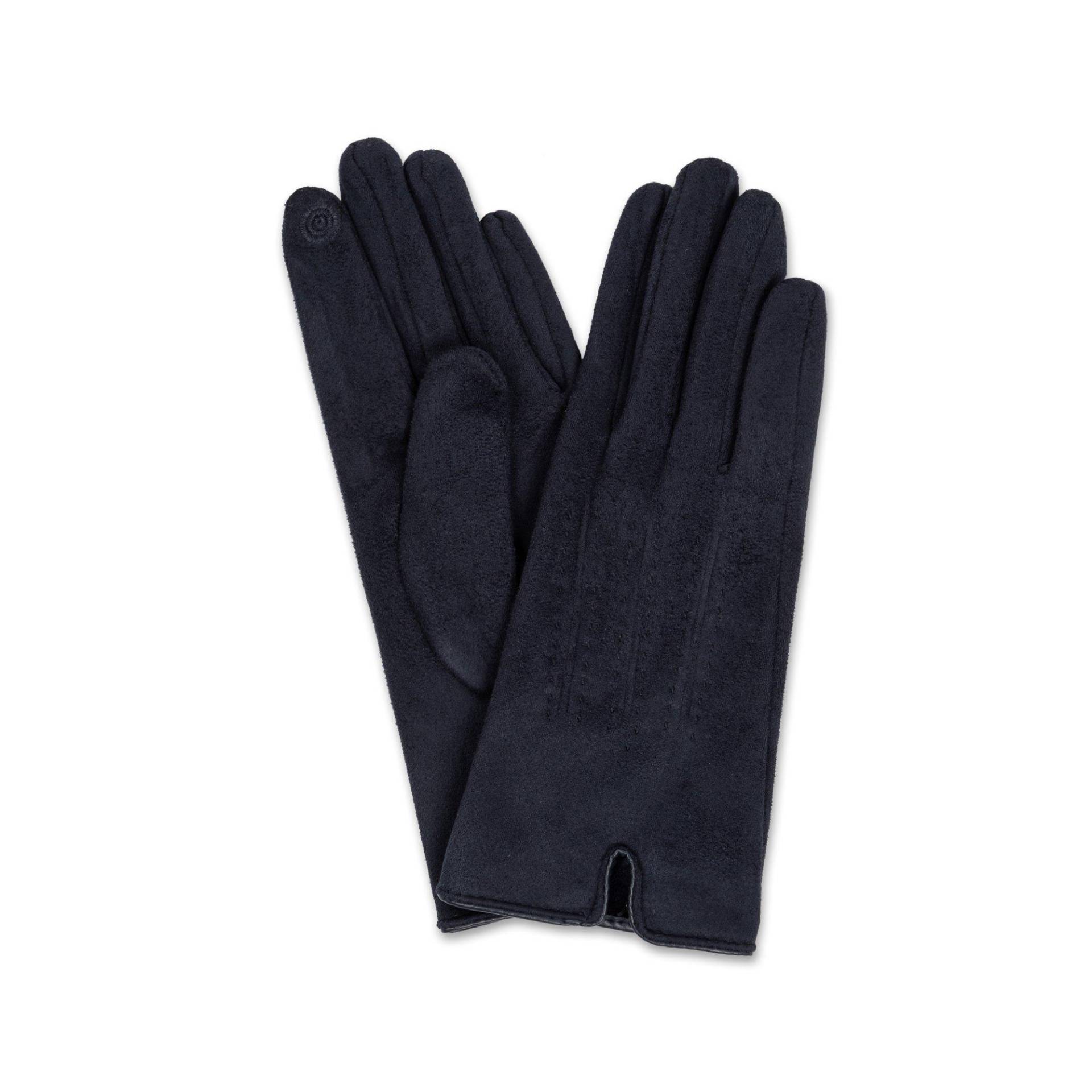 Handschuhe Damen Marine M/L von Manor Woman