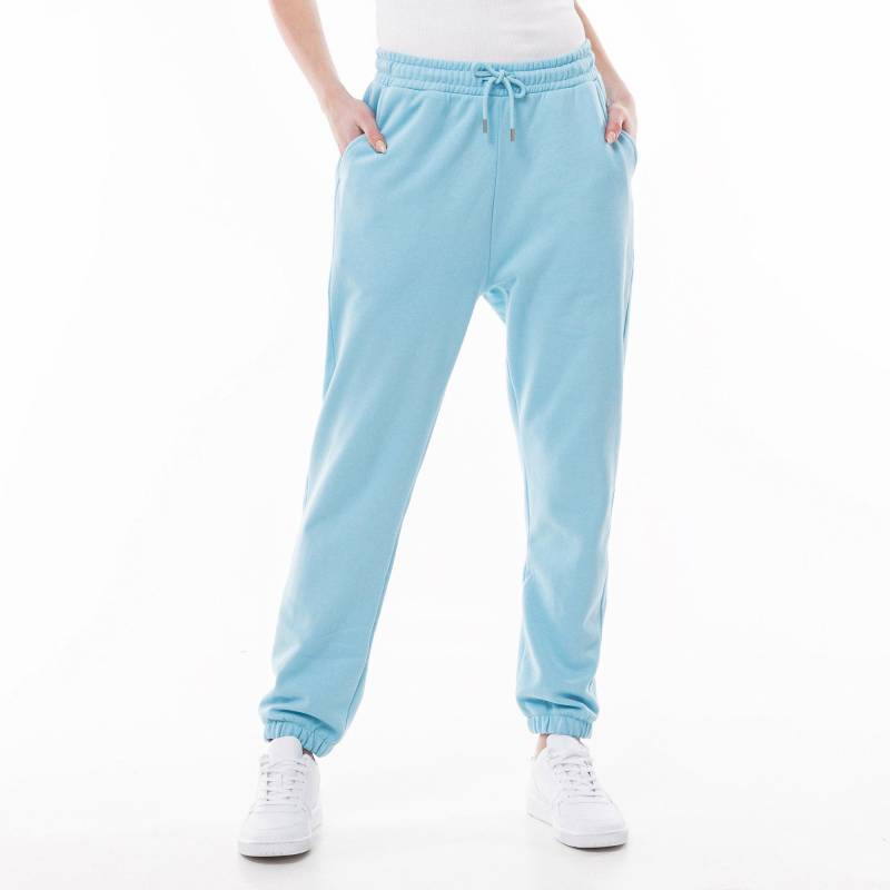 Jogginghose Mit Bündchen Damen Himmelblau XL von Manor Woman