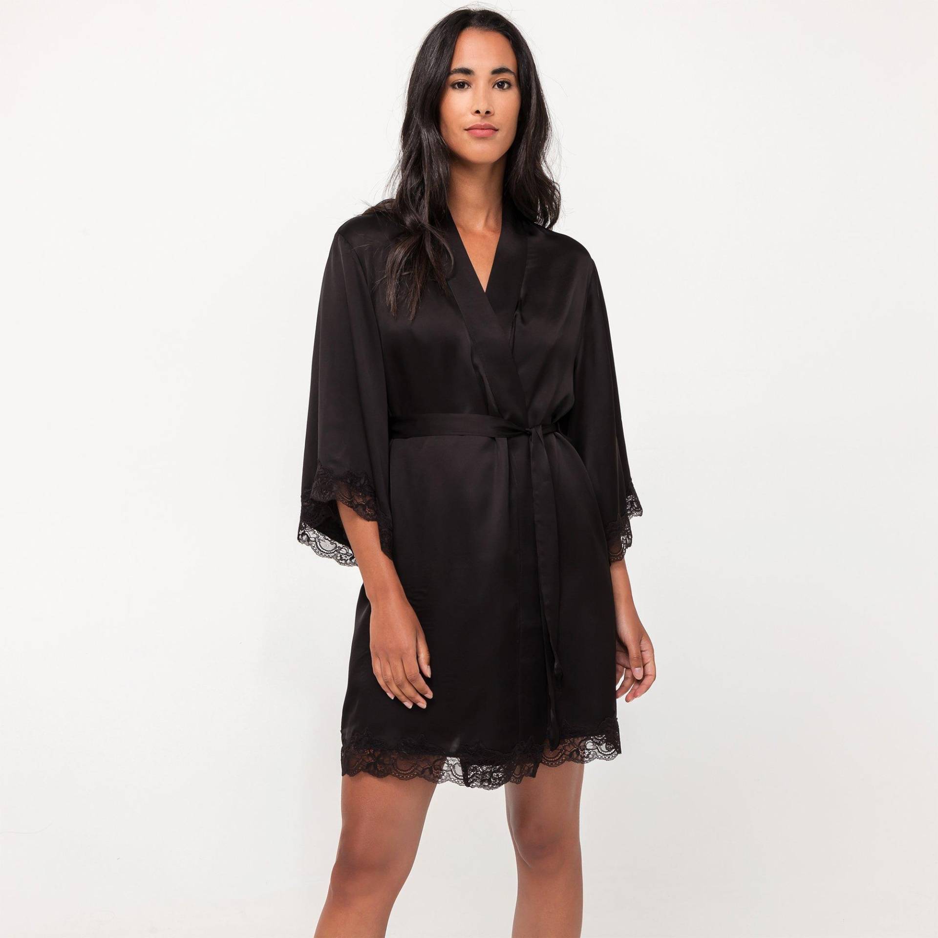 Kimono Damen Black L von Manor Woman