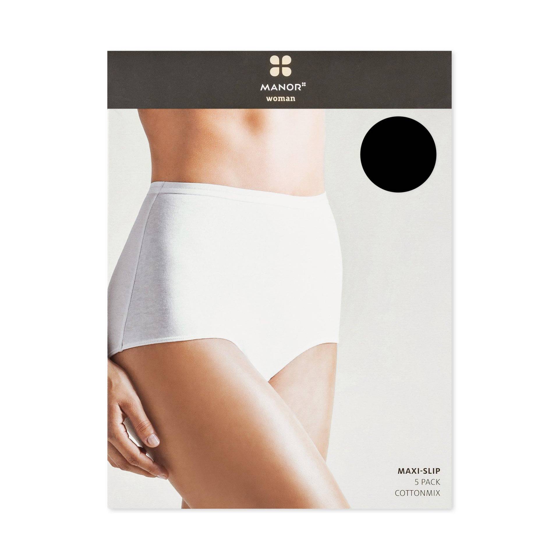 Multipack Slip Damen Black L von Manor Woman