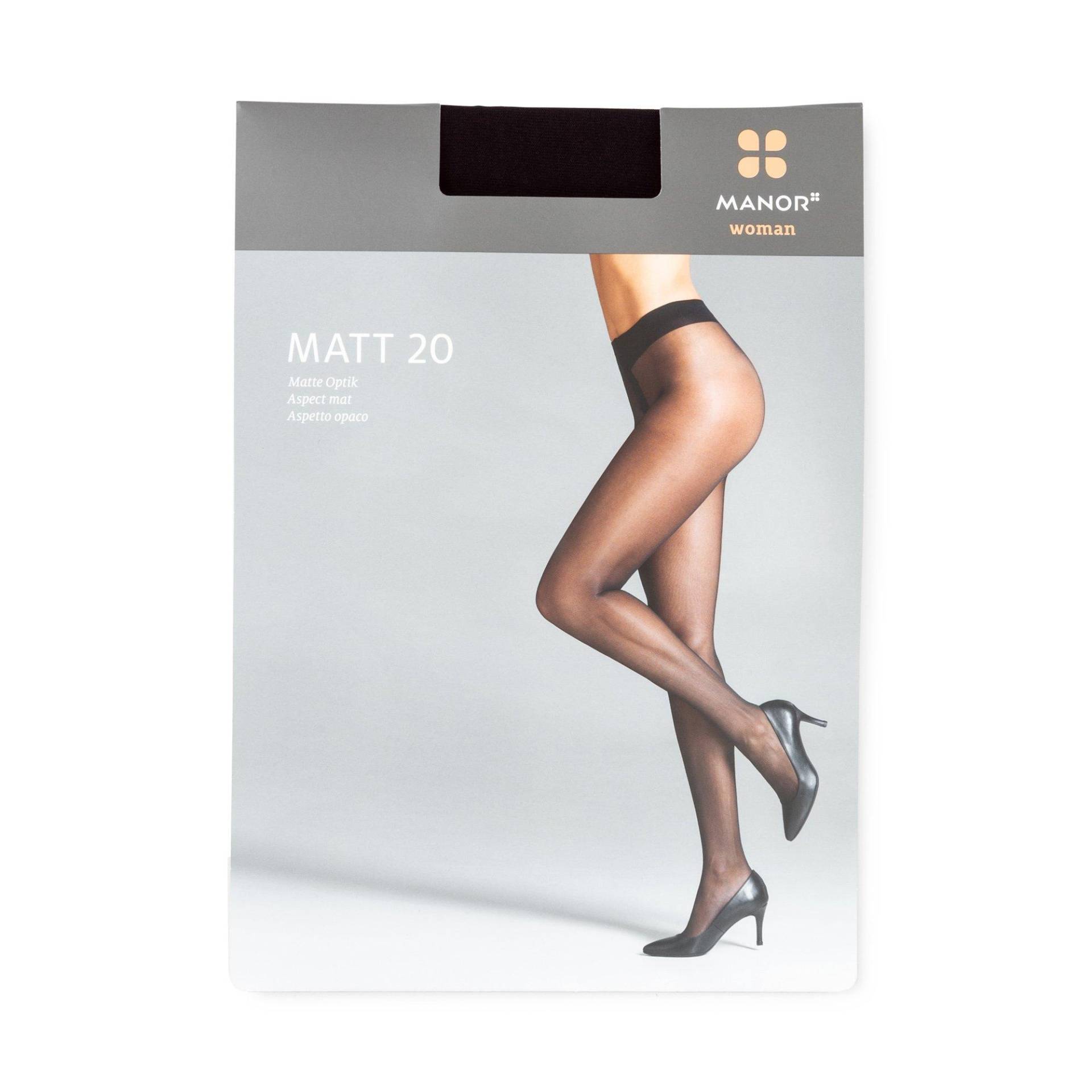 Strumpfhose, 20 Den Damen Black III von Manor Woman