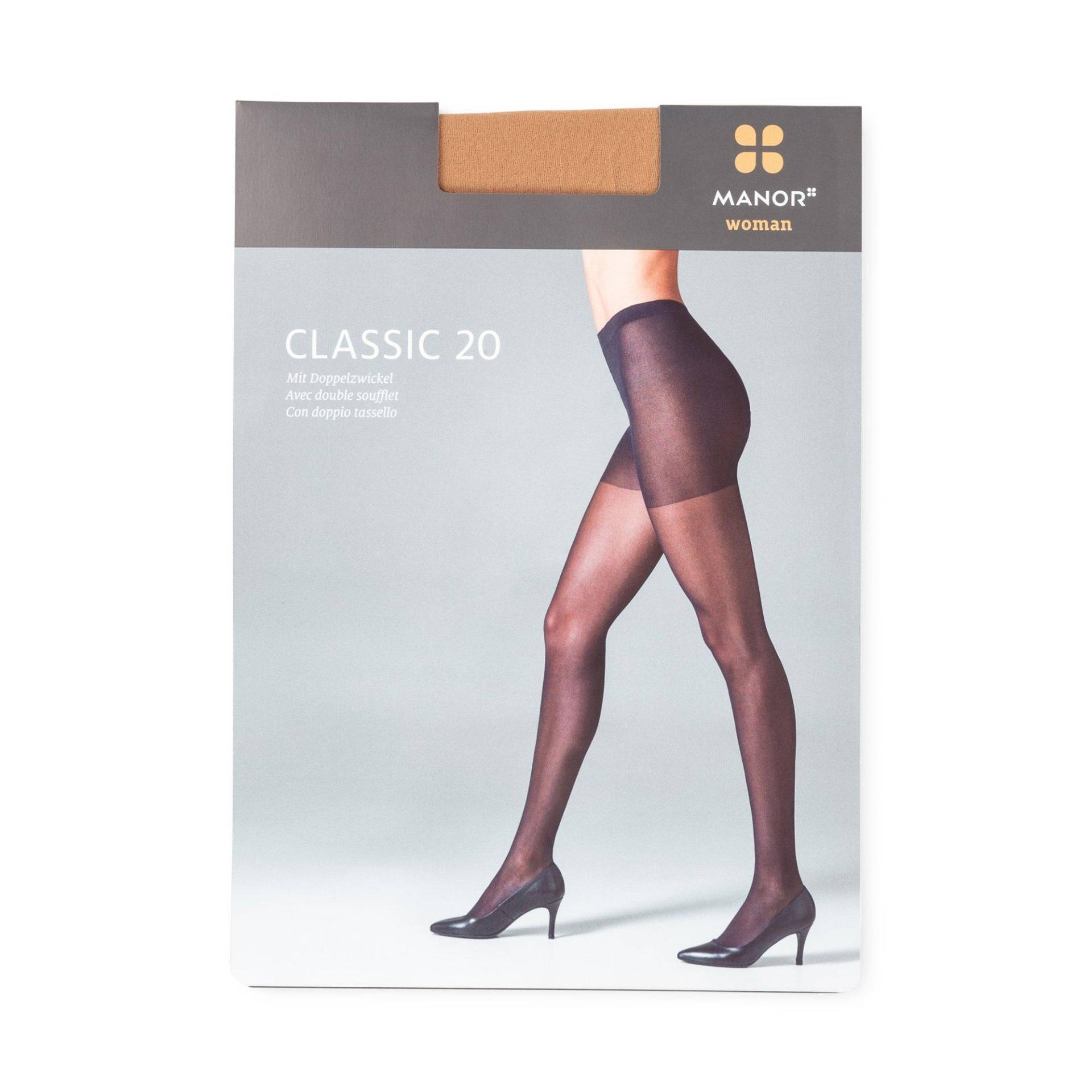 Strumpfhose, 20 Den Damen Sand V von Manor Woman