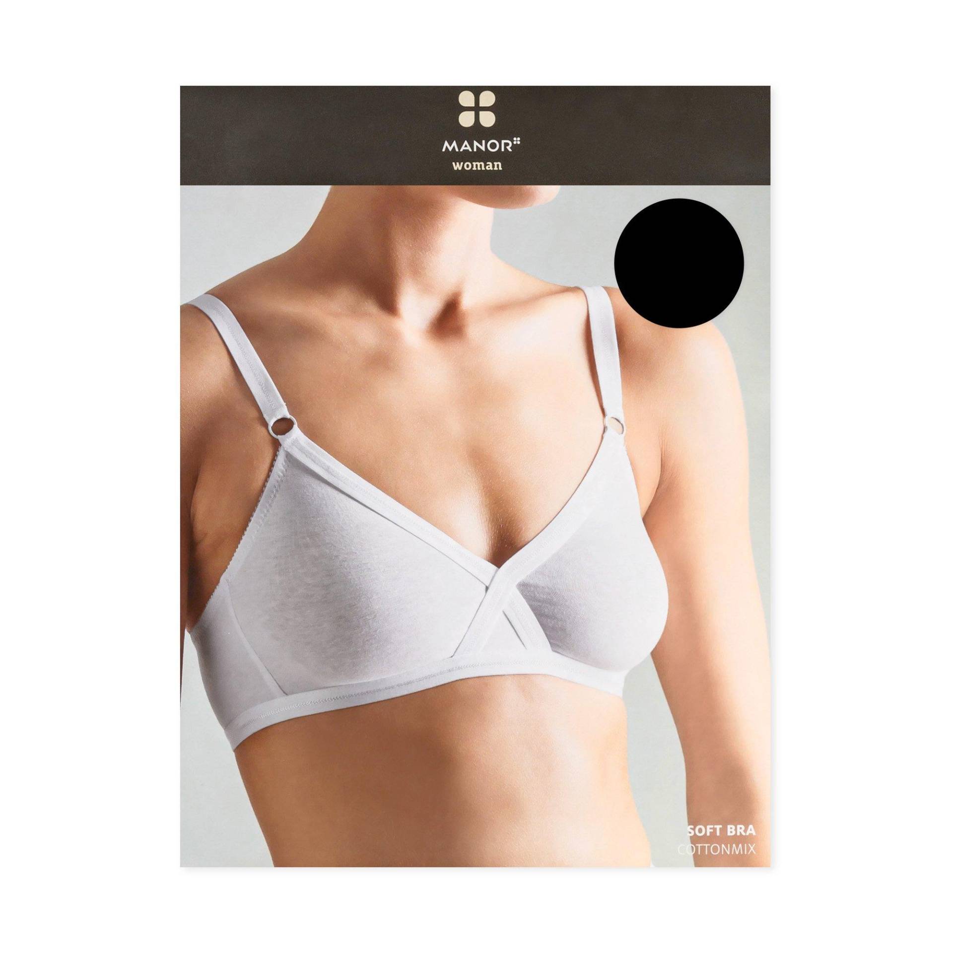 Soft Bra Damen Black D/75 von Manor Woman