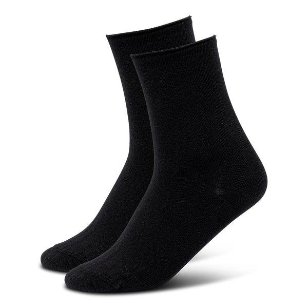 Duopack, Knöchellange Socken Damen Black 35-38 von Manor Woman
