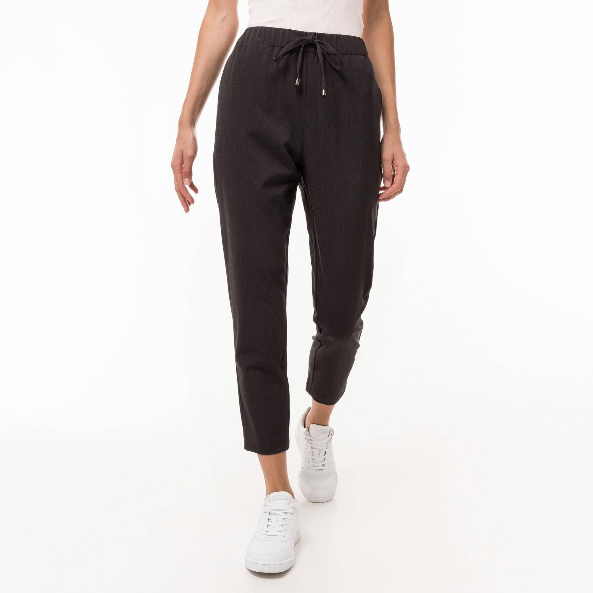 Lange Hose, Jogging Stil Damen Anthrazit 40 von Manor Woman