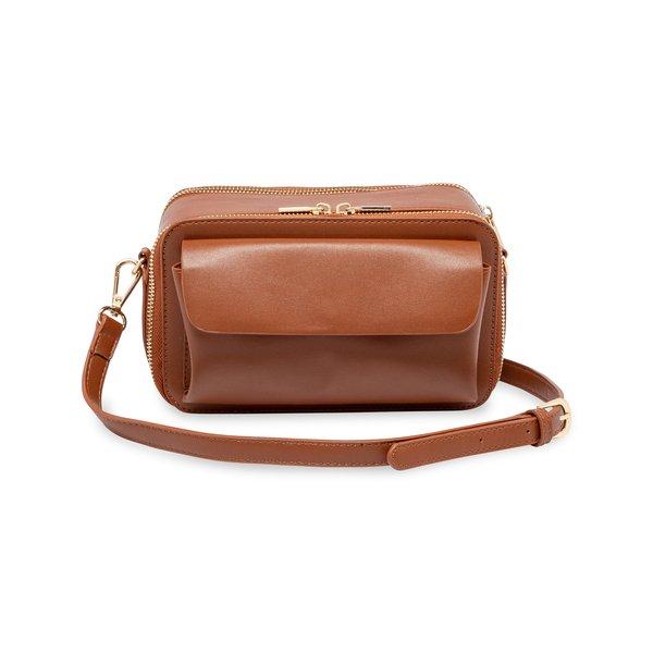 Schultertasche Damen Cognac ONE SIZE von Manor Woman