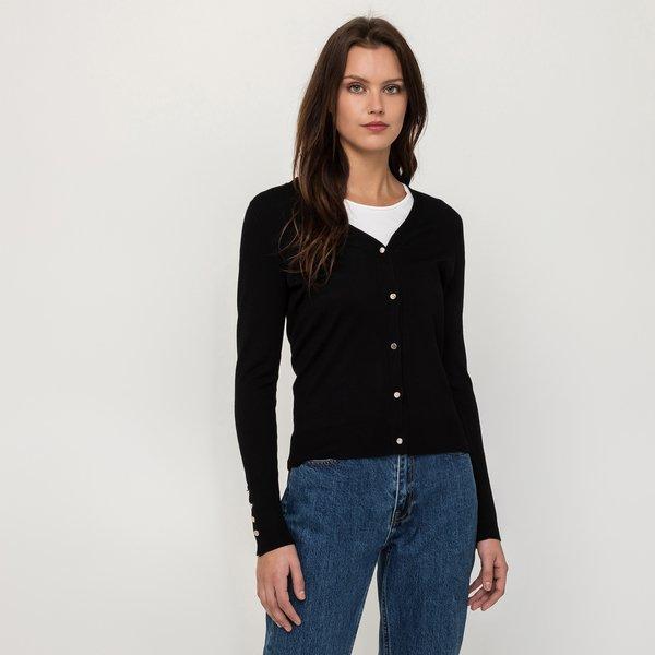 Cardigan, Langarm Damen Black S von Manor Woman