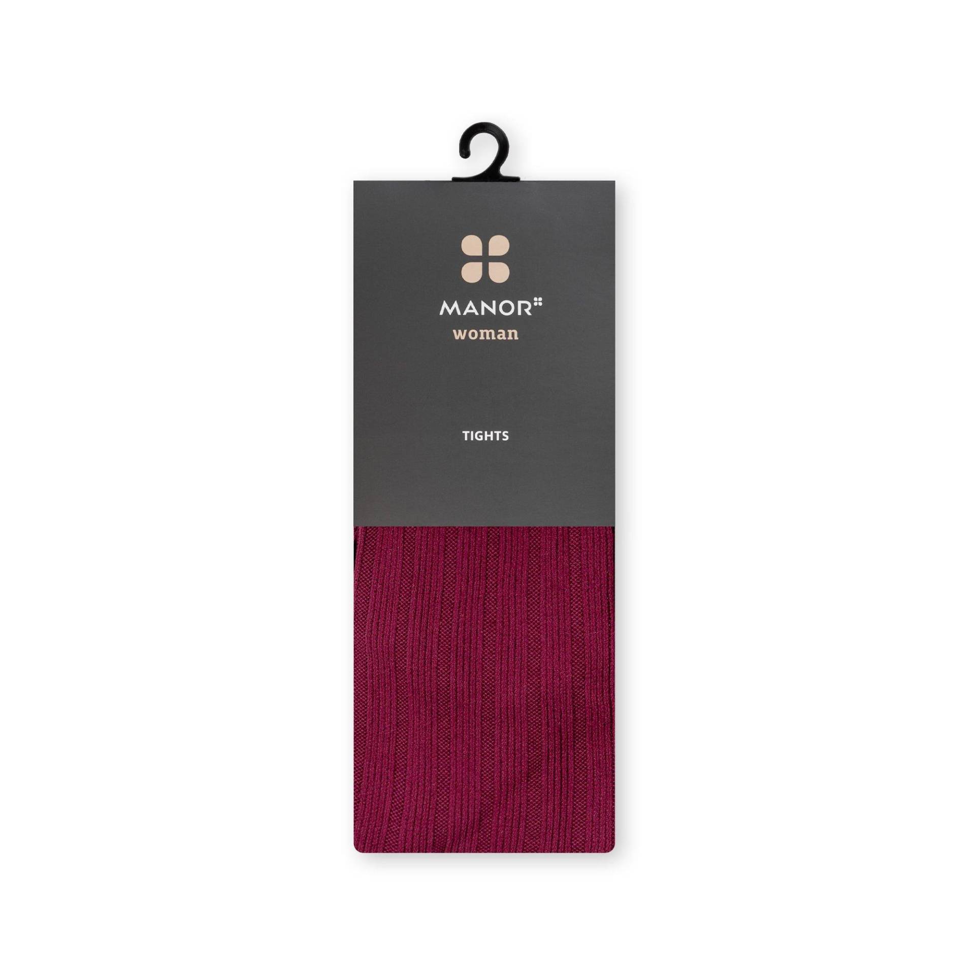 Strumpfhosen Damen Bordeaux S von Manor Woman