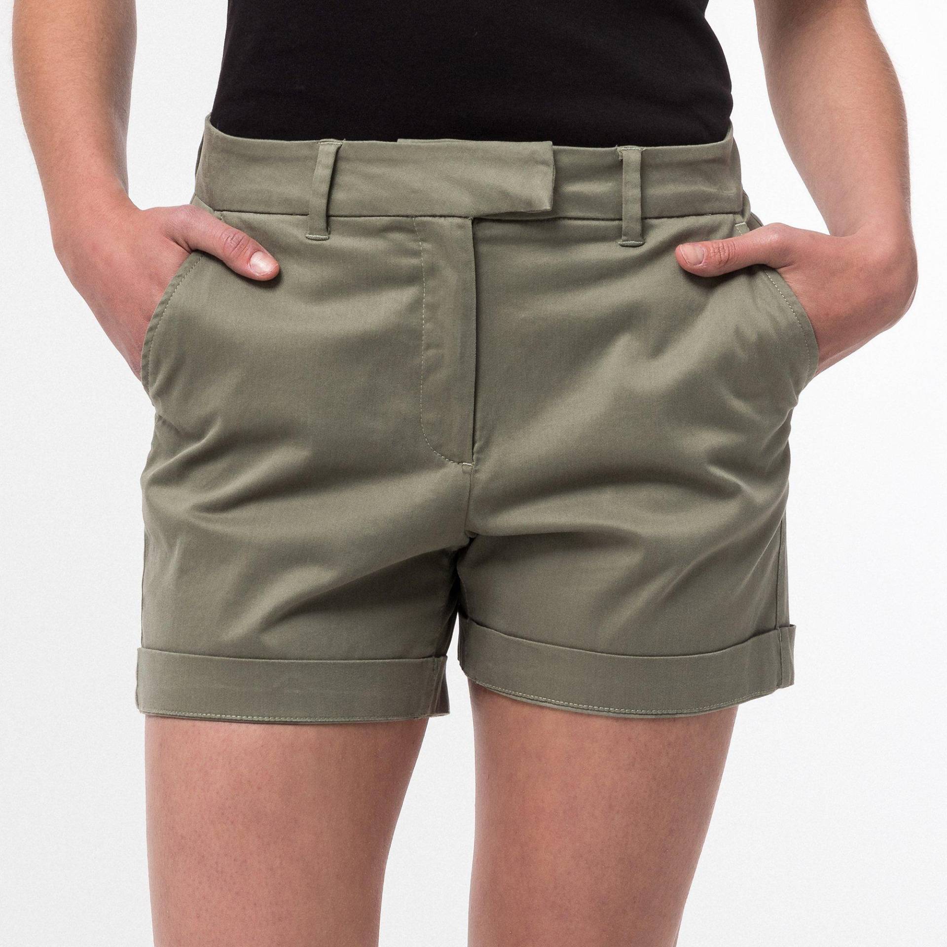 Shorts Damen Militärgrün 40 von Manor Woman