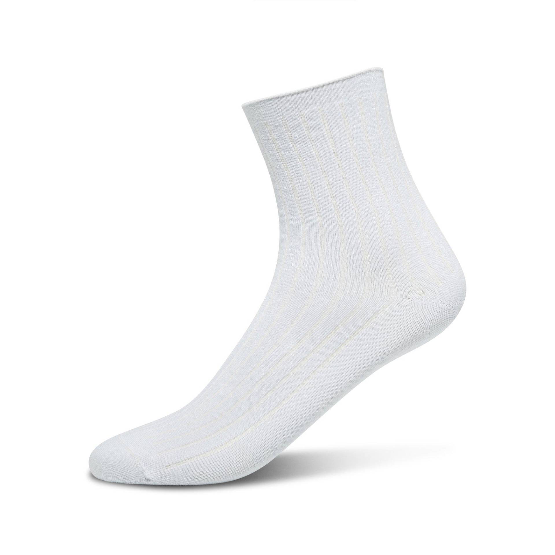 Socken Damen Weiss 39-42 von Manor Woman