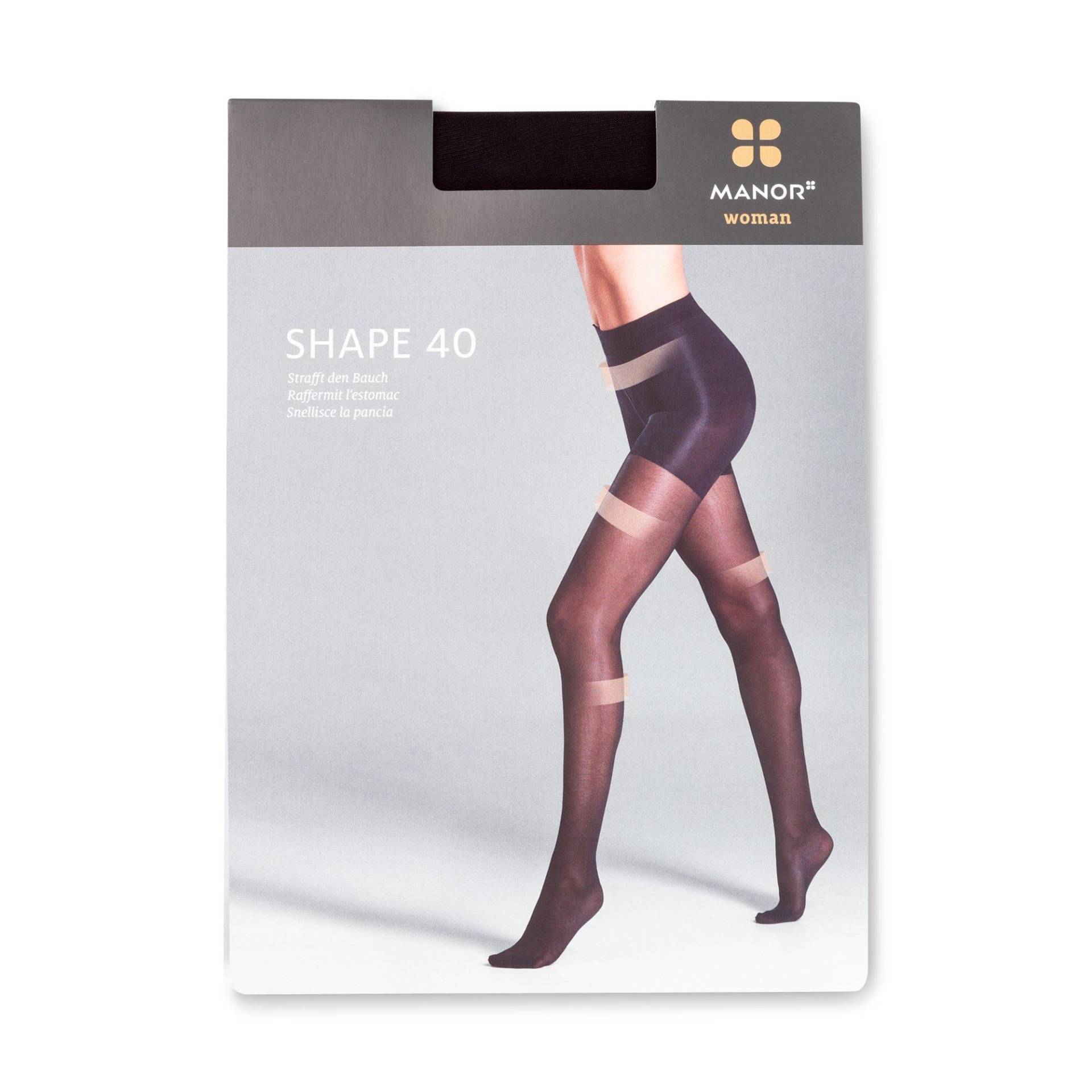 Strumpfhose, 40 Den Damen Black II von Manor Woman