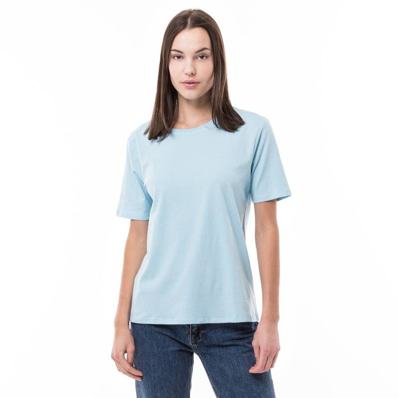 T-shirt, Rundhals, Kurzarm Damen Himmelblau XS von Manor Woman