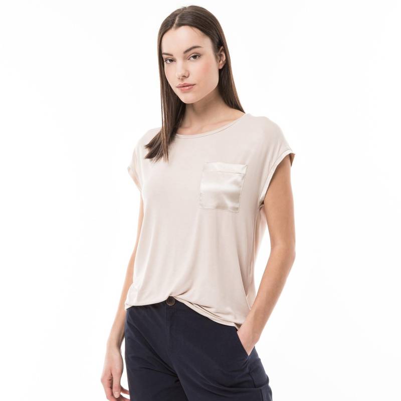 T-shirt, Rundhals, Kurzarm Damen Kordel XL von Manor Woman