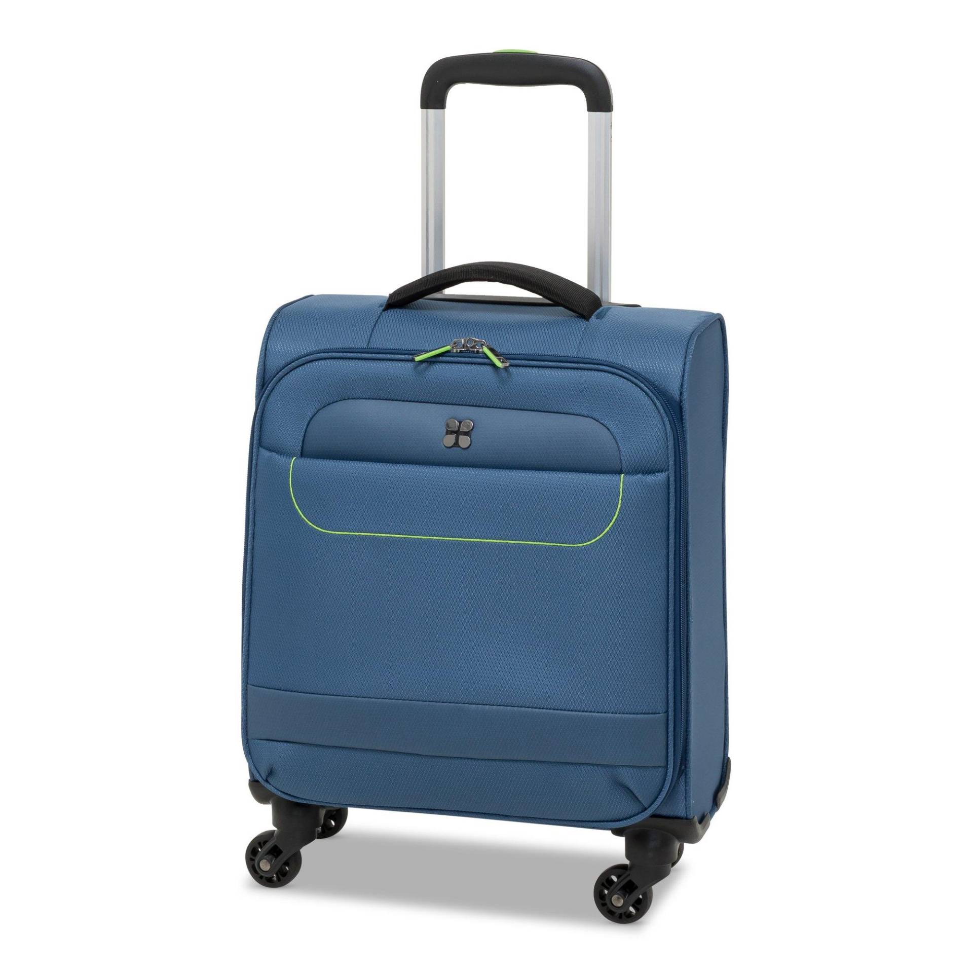 Weichschalenkoffer, Spinner Unisex Blau 45cm von Manor