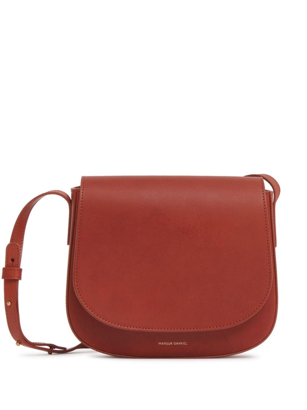 Mansur Gavriel Classic leather crossbody bag - Red von Mansur Gavriel