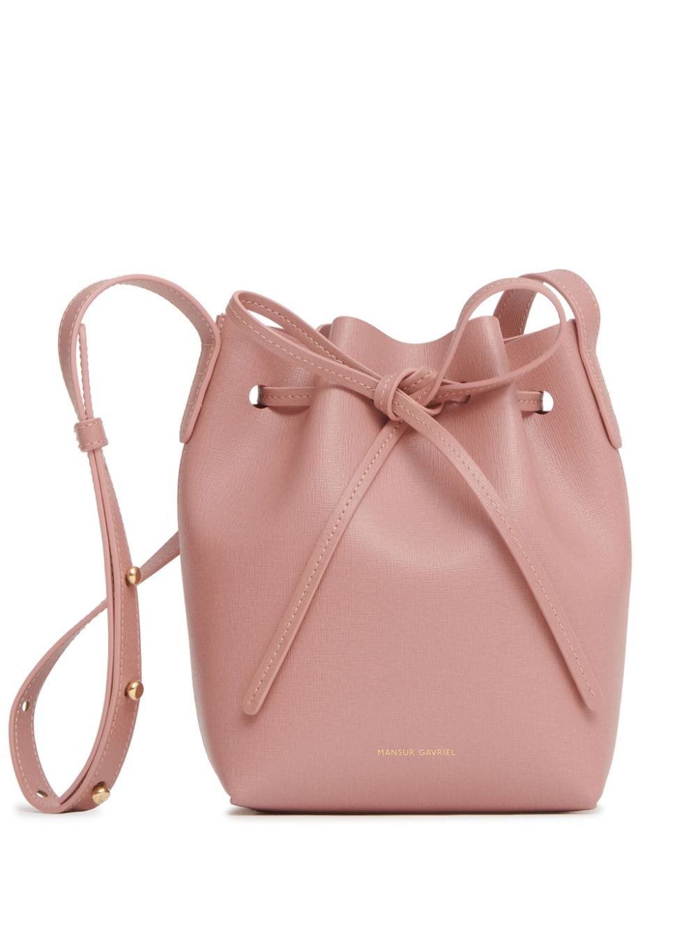 Mansur Gavriel Mini Mini leather bucket bag - Pink von Mansur Gavriel