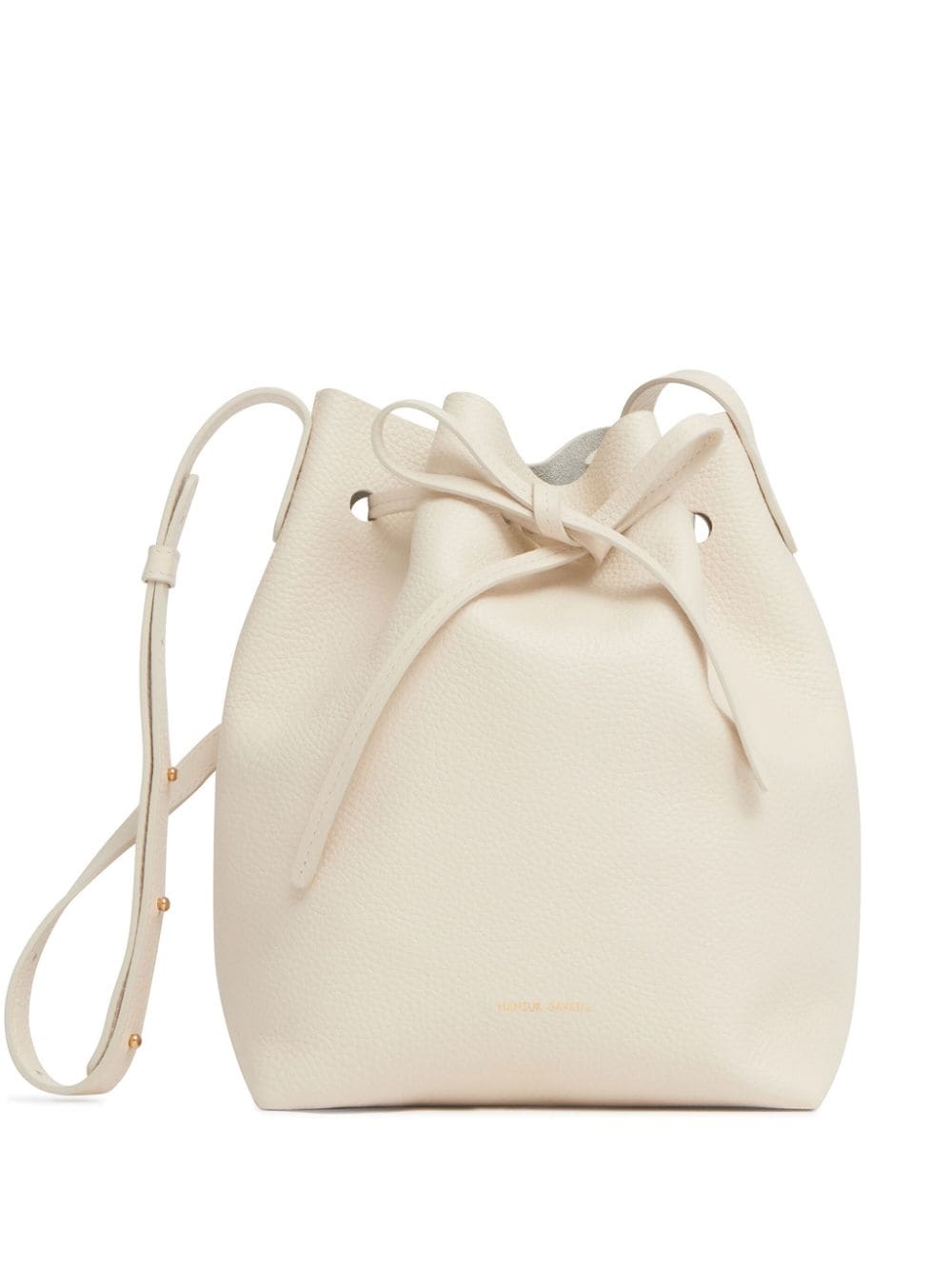 Mansur Gavriel soft mini leather bucket bag - Neutrals von Mansur Gavriel