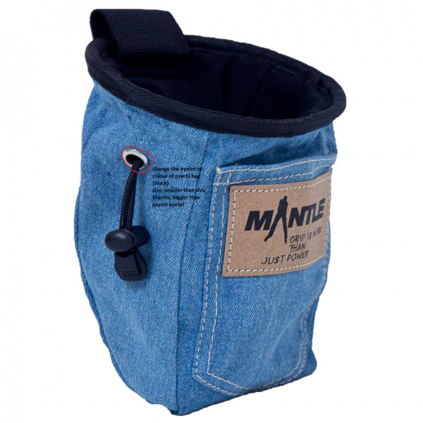 Mantle - Kletter Chalk Bag - Chalkbag blau von Mantle