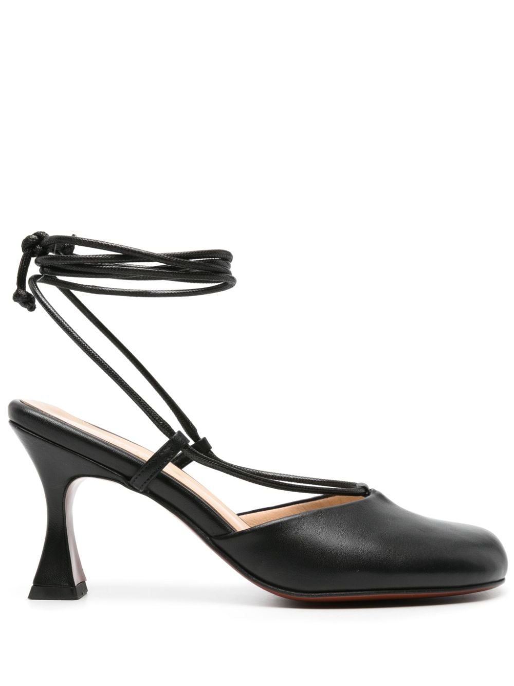 Manu Atelier Pina 80mm leather pumps - Black von Manu Atelier