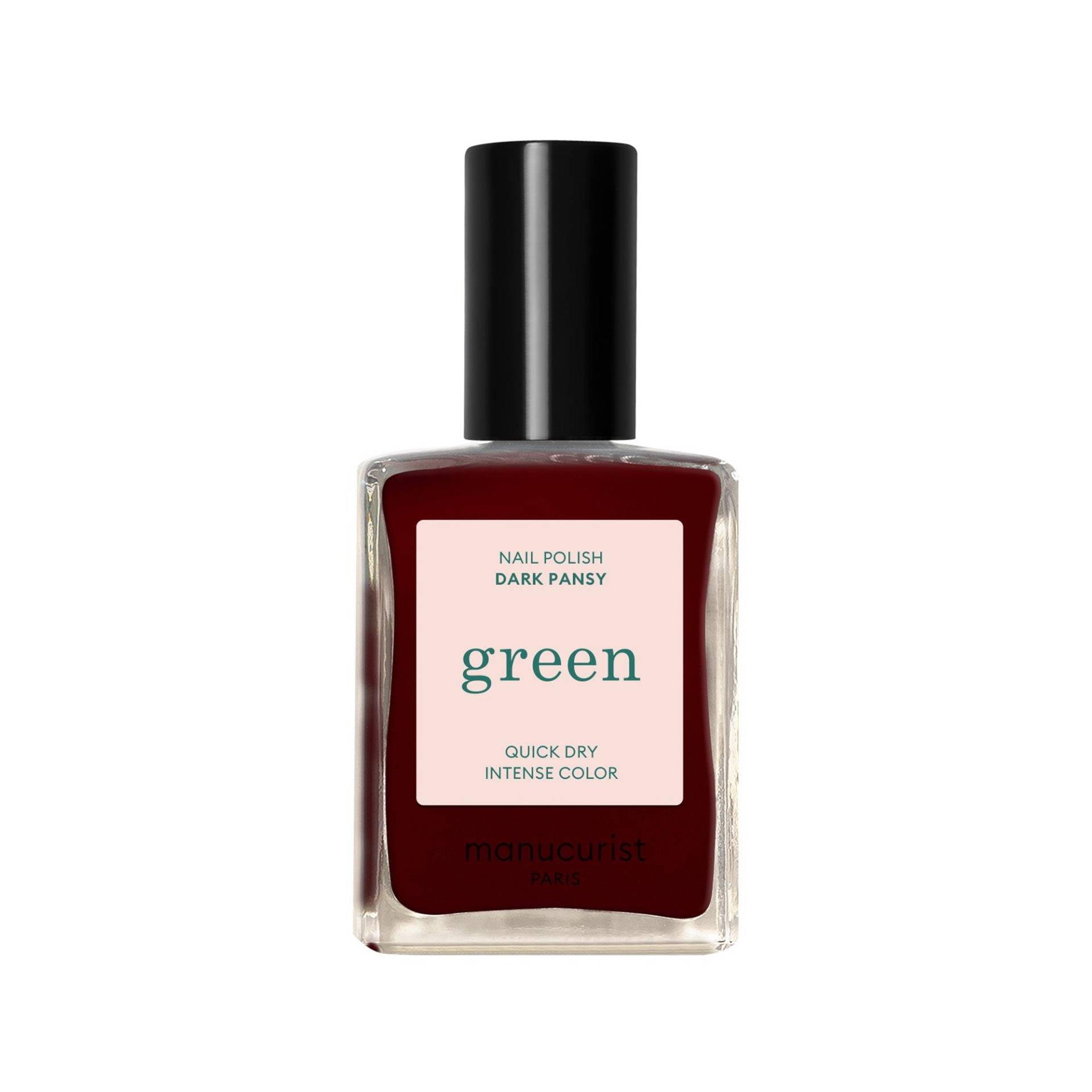 Nagellack Green Dark Pansy (rouge Velours) Damen Green Dark Pansy (Rouge velours) 15ml von Manucurist