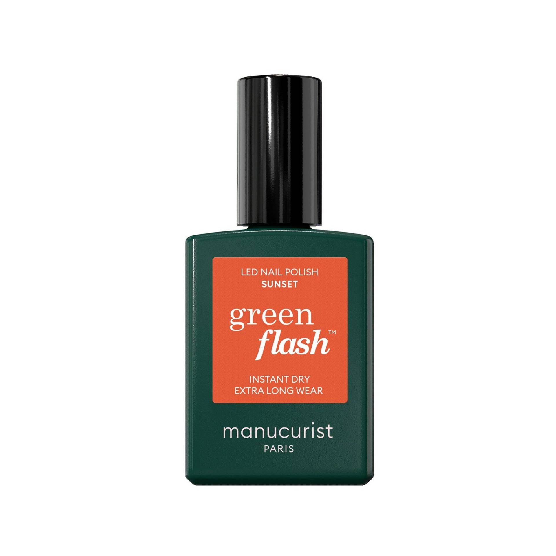 Nagellack Green Flash Sunset (orange Chaud) Damen Green Flash Sunset (Orange chaud) 15ml von Manucurist