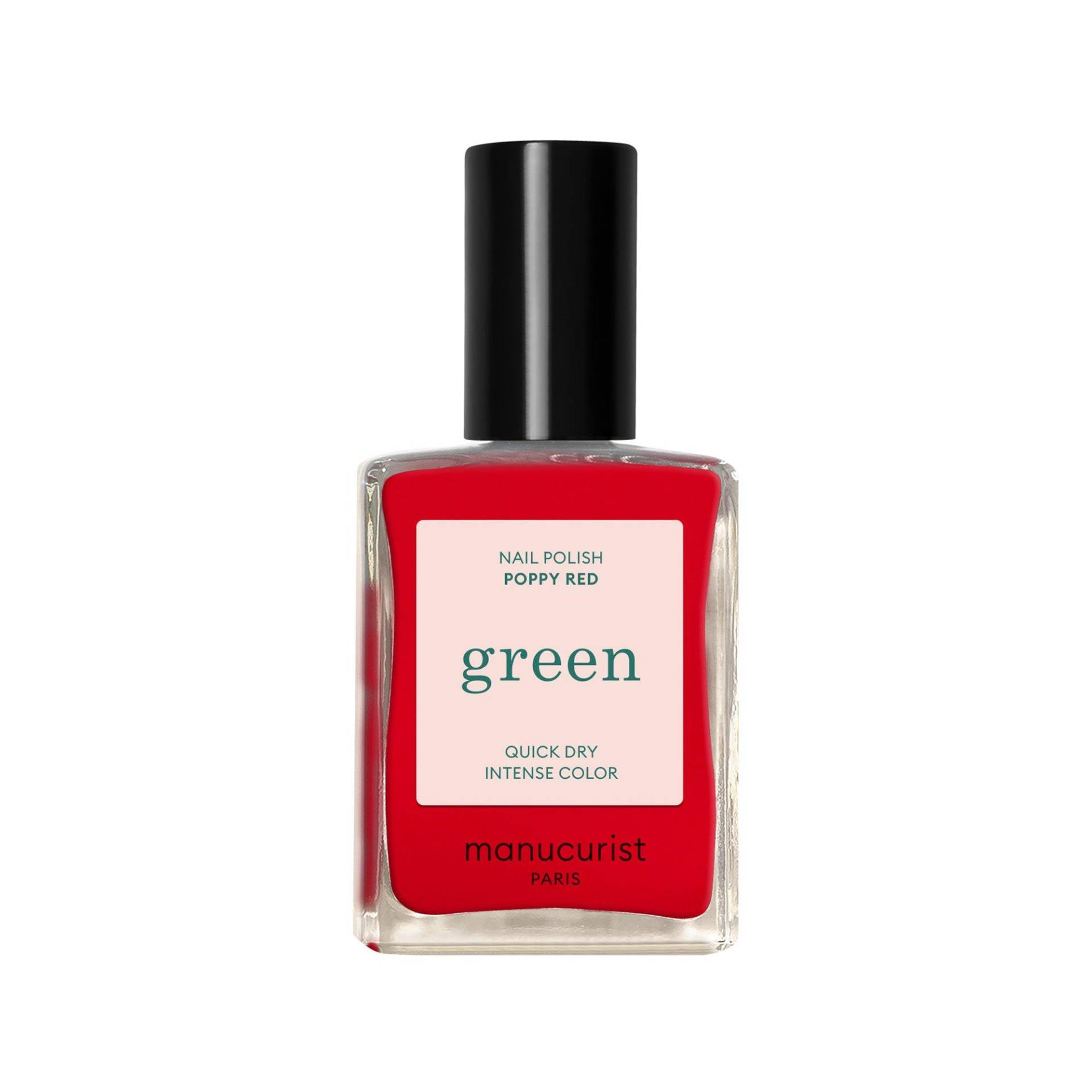 Nagellack Green Poppy Red (rouge Iconique) Damen Green Poppy Red (Rouge iconique) 15ml von Manucurist