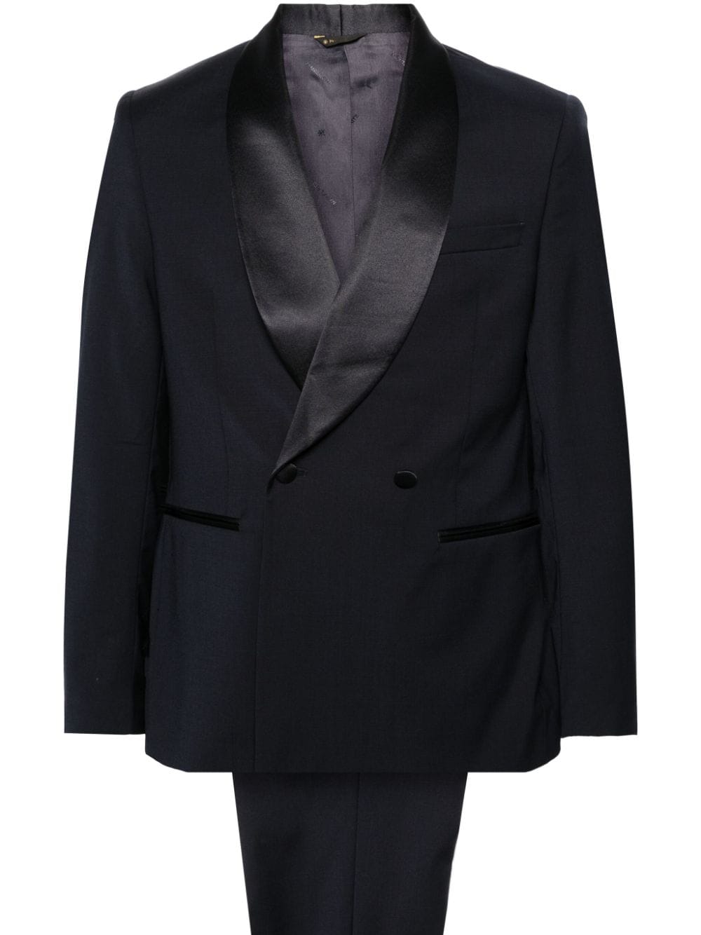 Manuel Ritz shawl-lapels double-breasted suit - Blue von Manuel Ritz