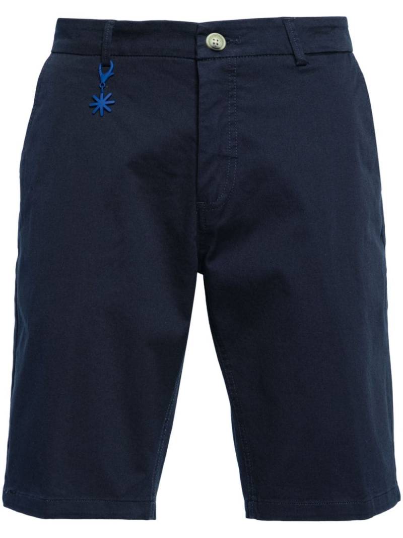 Manuel Ritz twill chino shorts - Blue von Manuel Ritz