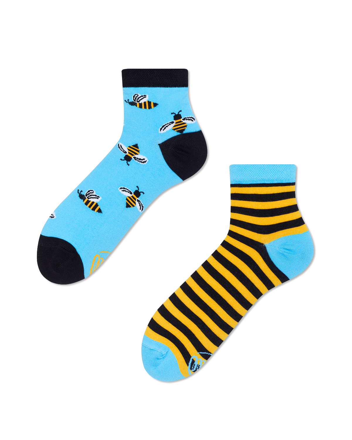 Bee Bee Quartersocks - Herren Multicolor 35-38 von Many Mornings