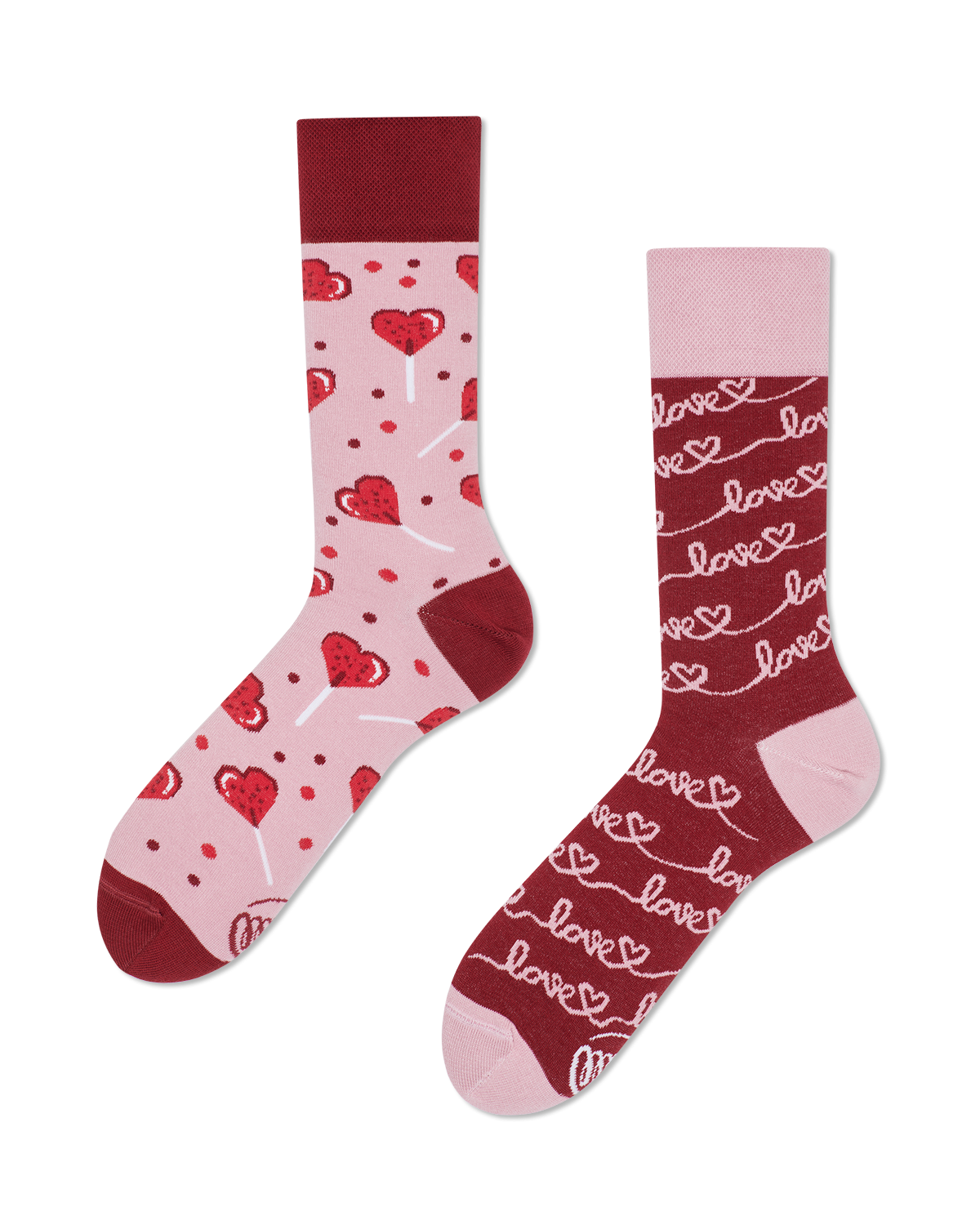 Love Story Socks - Herren Multicolor 39-42 von Many Mornings