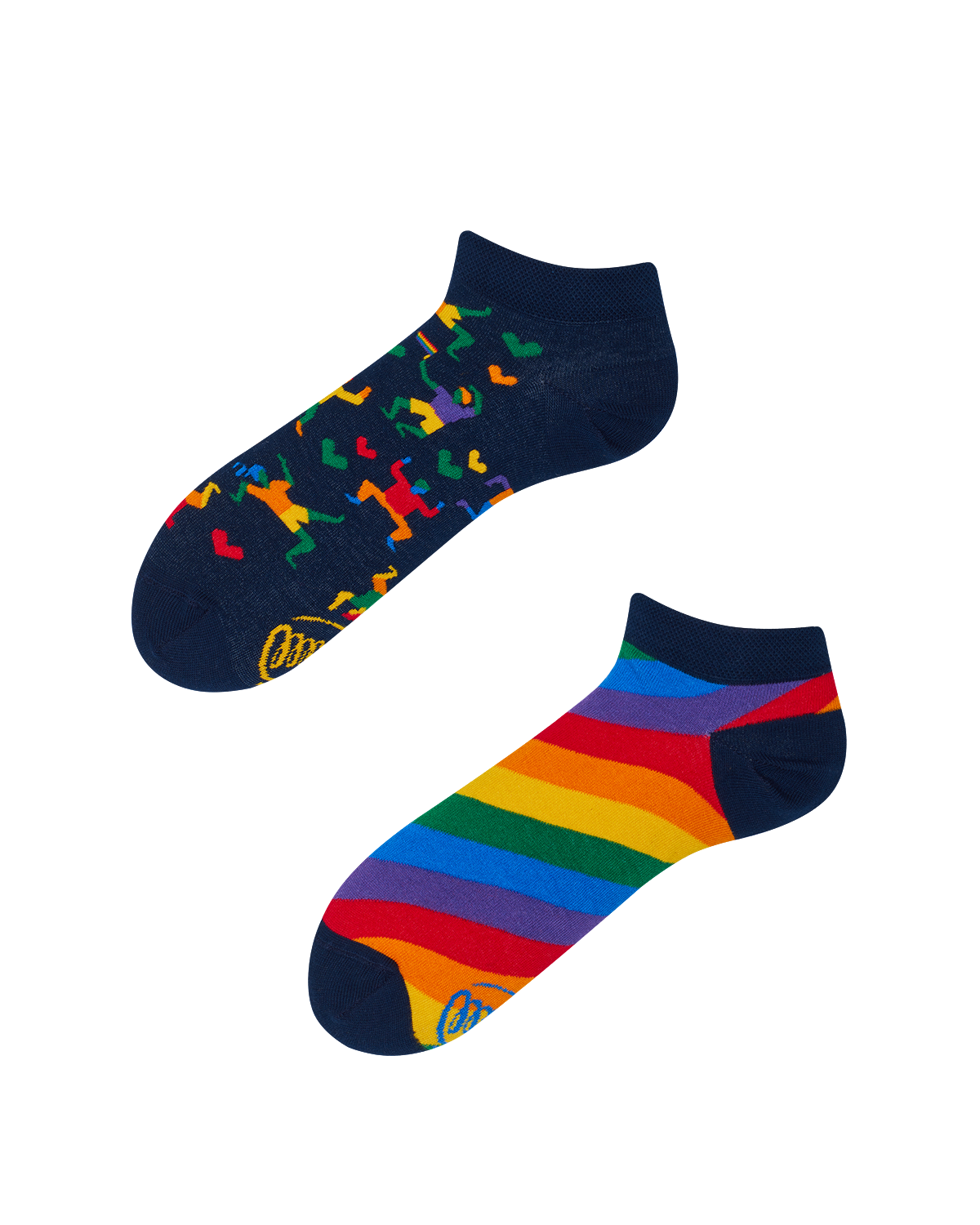 Over The Rainbow Sneakersocks - Herren Multicolor 35-38 von Many Mornings