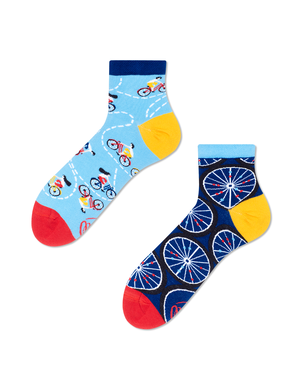 The Bicycles Quartersocks - Herren Multicolor 43-46 von Many Mornings