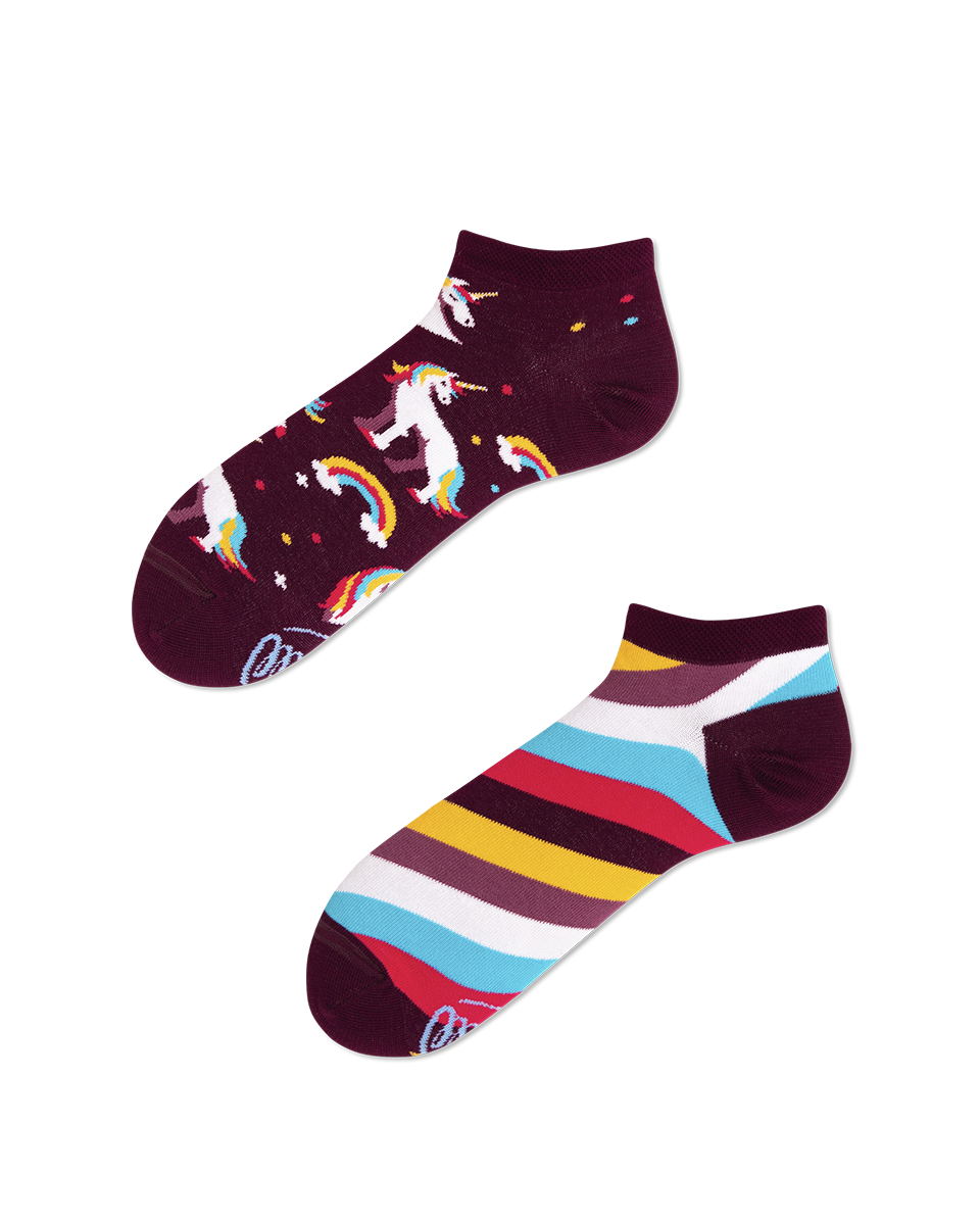 The Unicorn Sneakersocks - Herren Multicolor 35-38 von Many Mornings