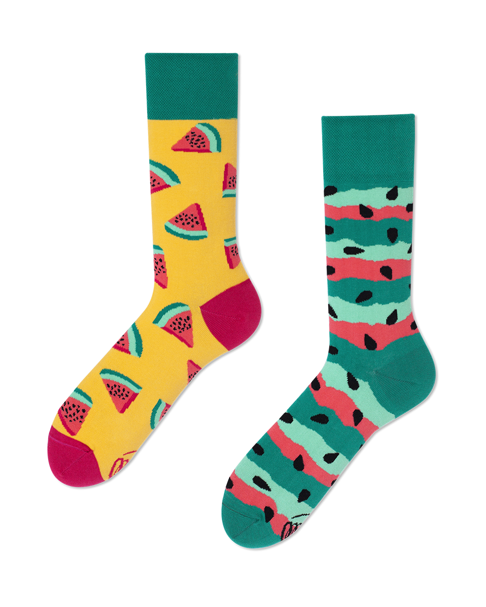 Watermelon Splash Socks - Herren Multicolor 35-38 von Many Mornings