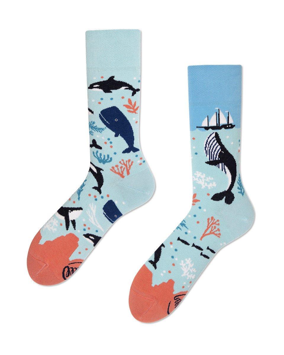 Ocean Life Socks - Herren Multicolor 35-38 von Many Mornings