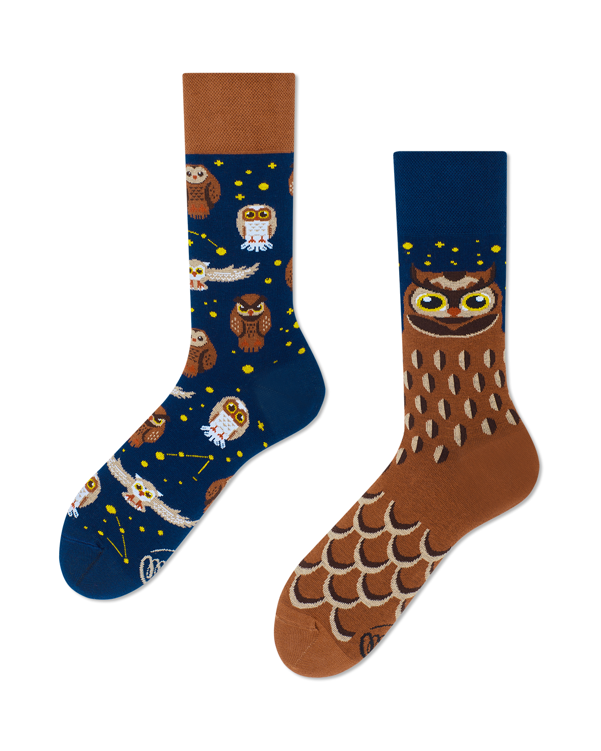 Owly Moly Socks - Herren Multicolor 35-38 von Many Mornings