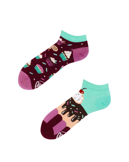 The Cupcake Sneakersocks - Herren Multicolor 43-46 von Many Mornings