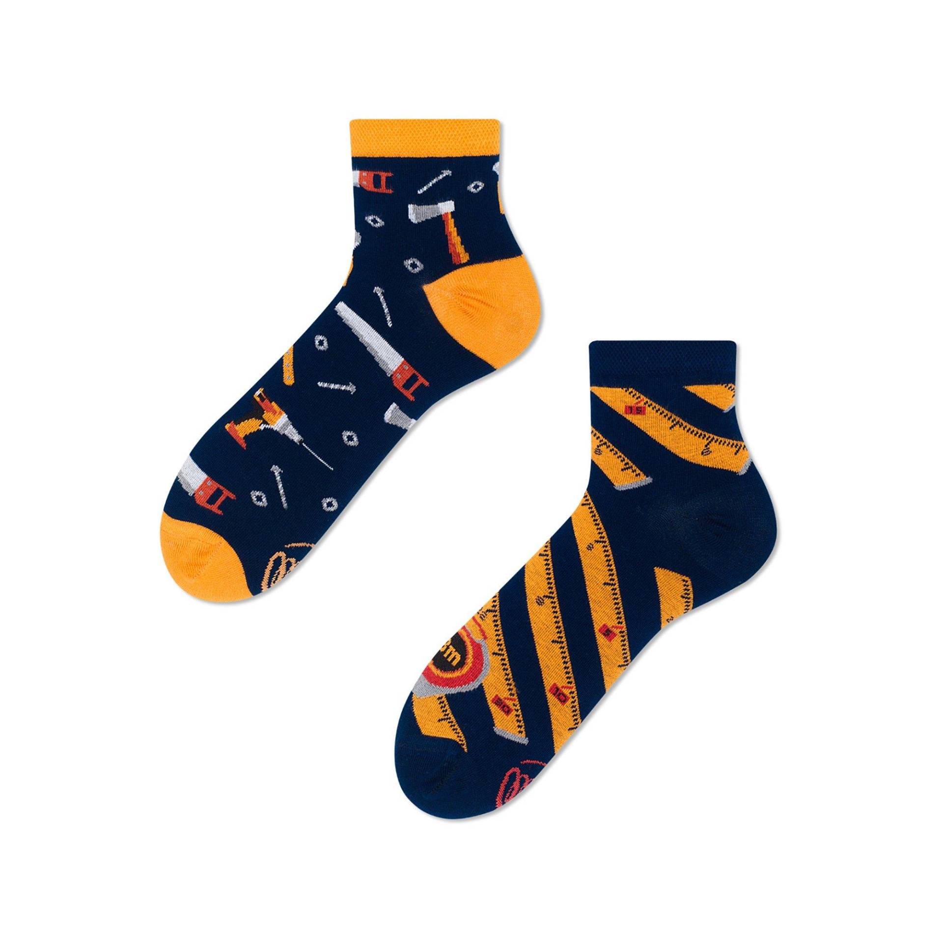 Knöchellange Socken Herren Multicolor 43-46 von Many Mornings