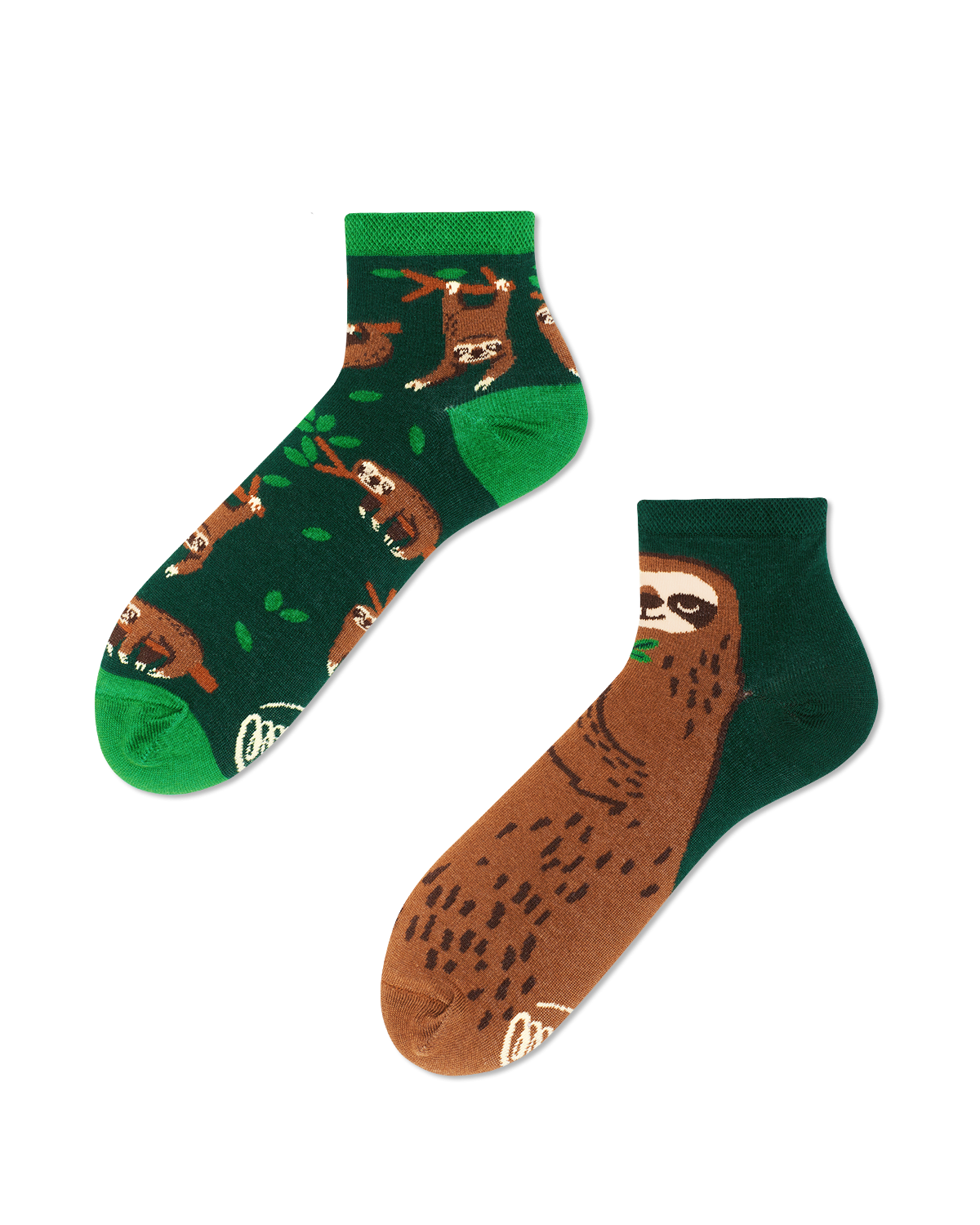 Sloth Life Quartersocks - Herren Multicolor 35-38 von Many Mornings