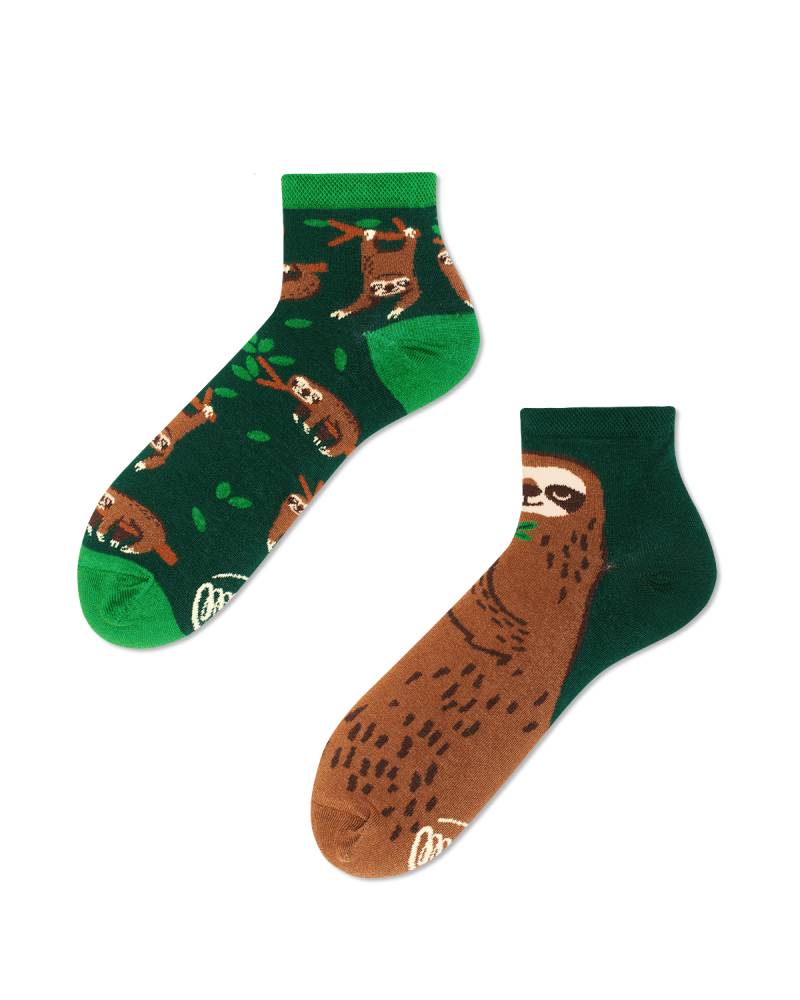 Sloth Life Quartersocks - Herren Multicolor 35-38 von Many Mornings