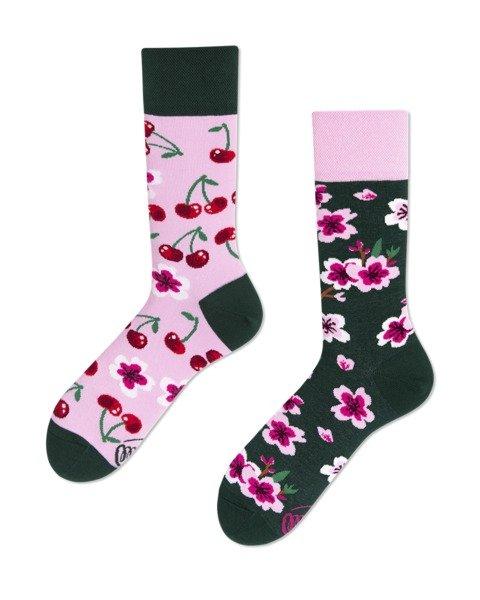 Cherry Blossom Socks - Herren Multicolor 43-46 von Many Mornings