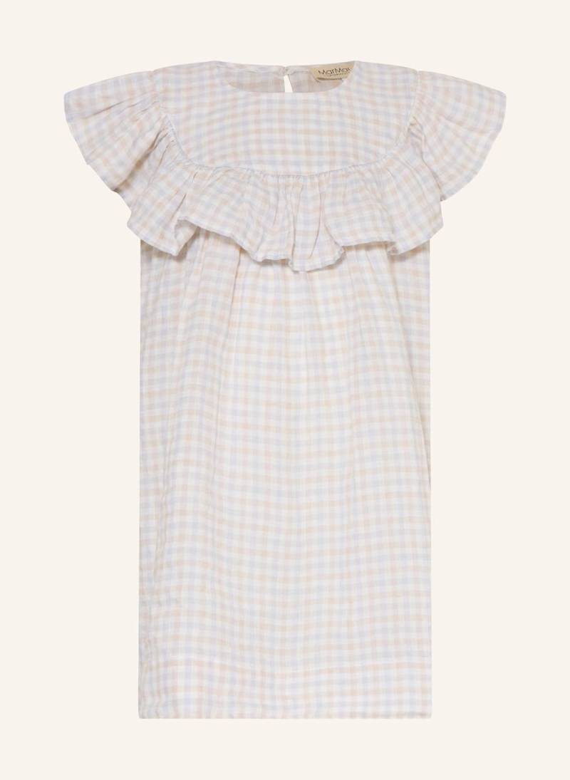 Marmar Leinenkleid Drine Mit Rüschen blau von MarMar